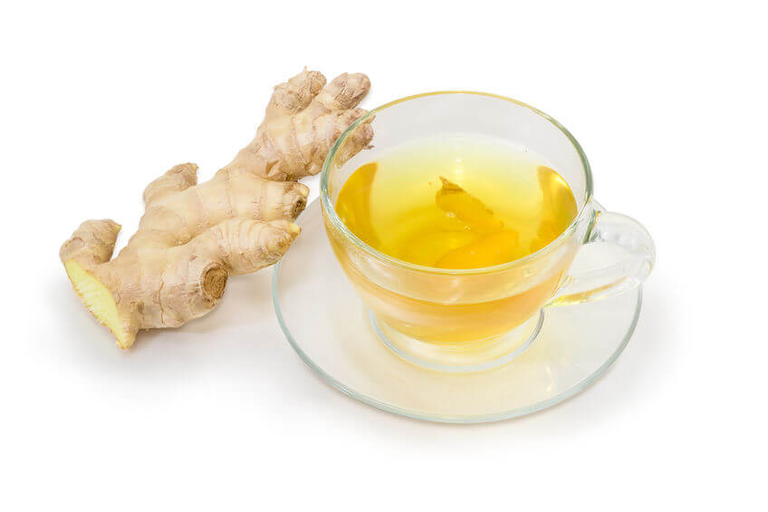 a cup of ginger tea